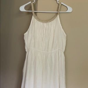 White maxi summer dress